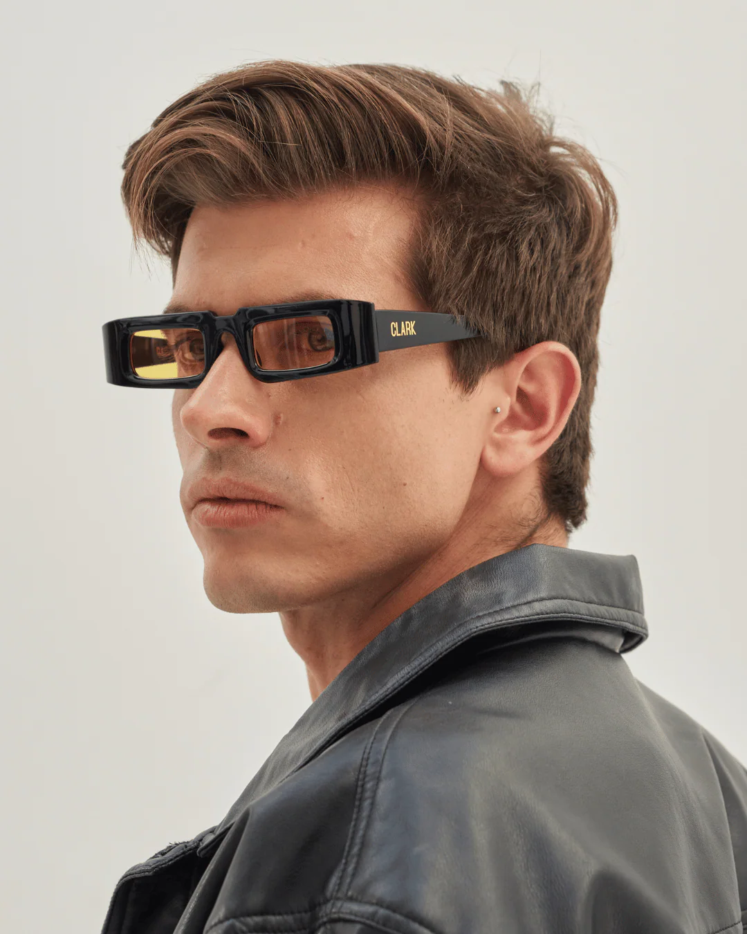 APOLO SUNGLASSES -BLACK-YELLOW - Image 3