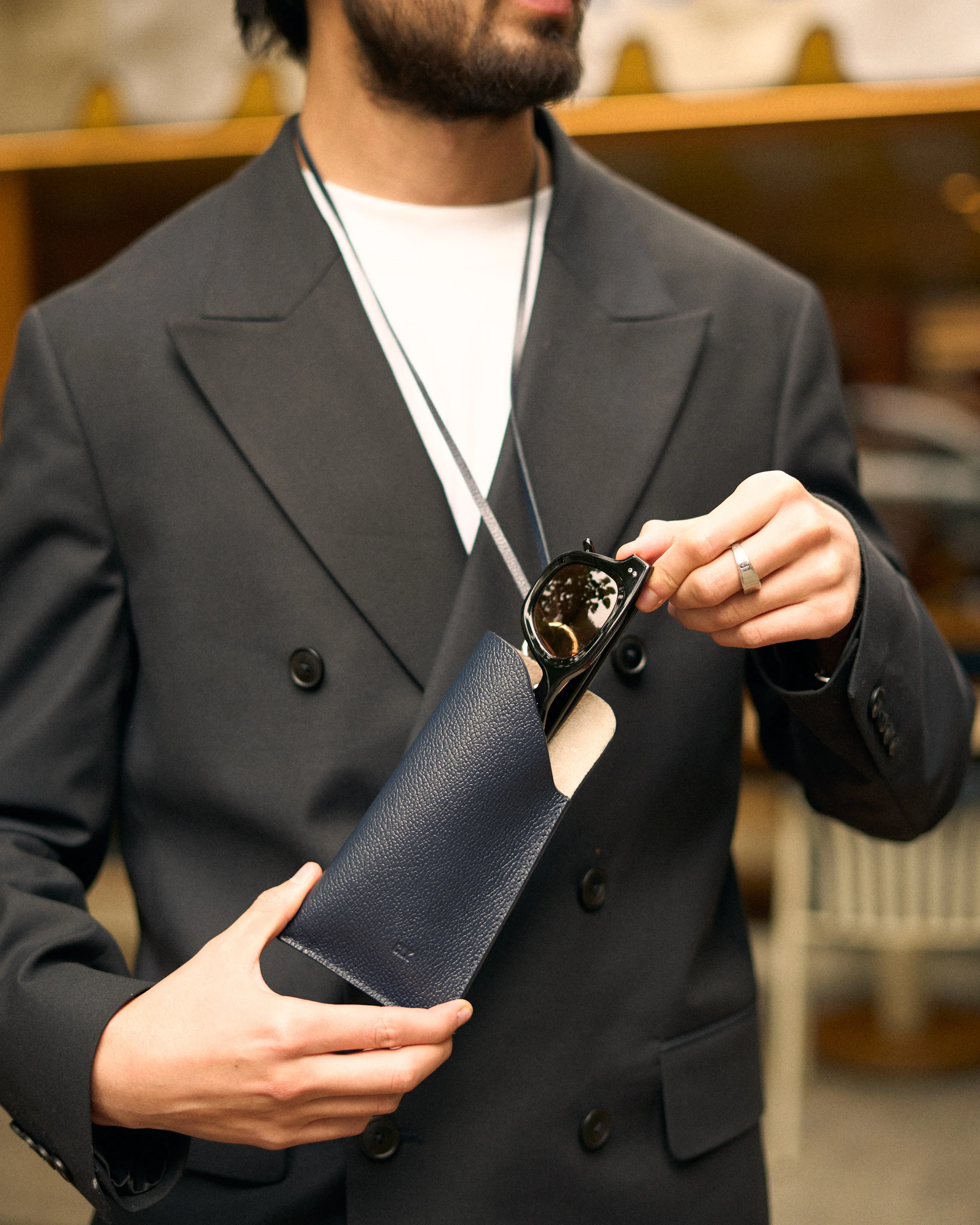 CARRY CASE - NAVY BLUE - Image 4