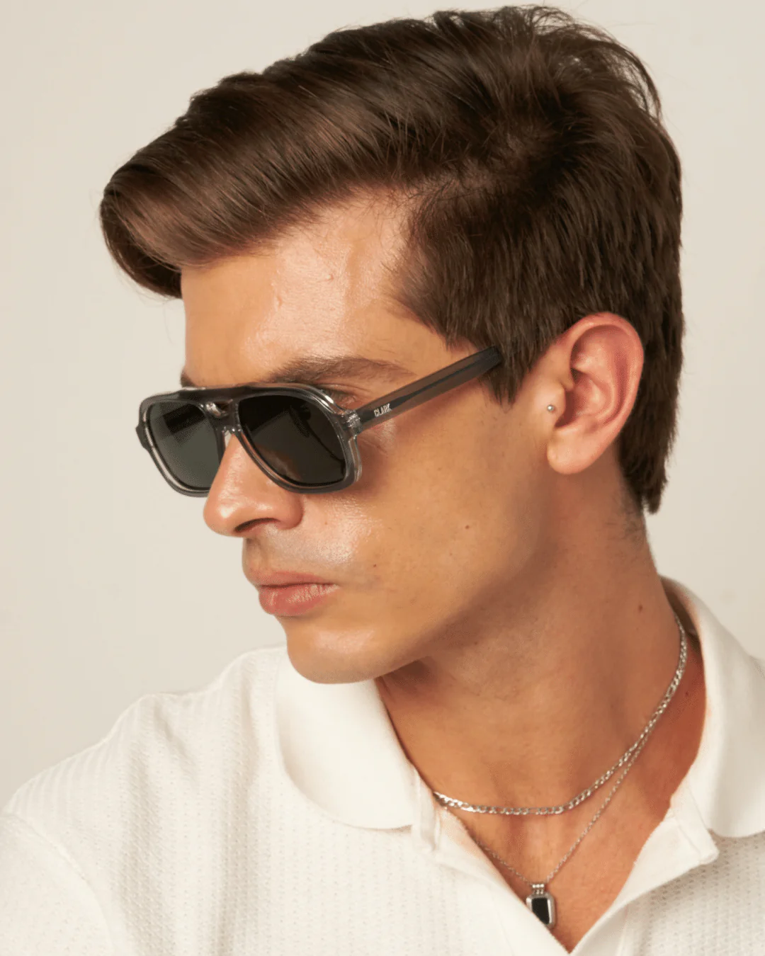 WOLF SUNGLASSES - TRANSPARENT/OLIVE - Image 2