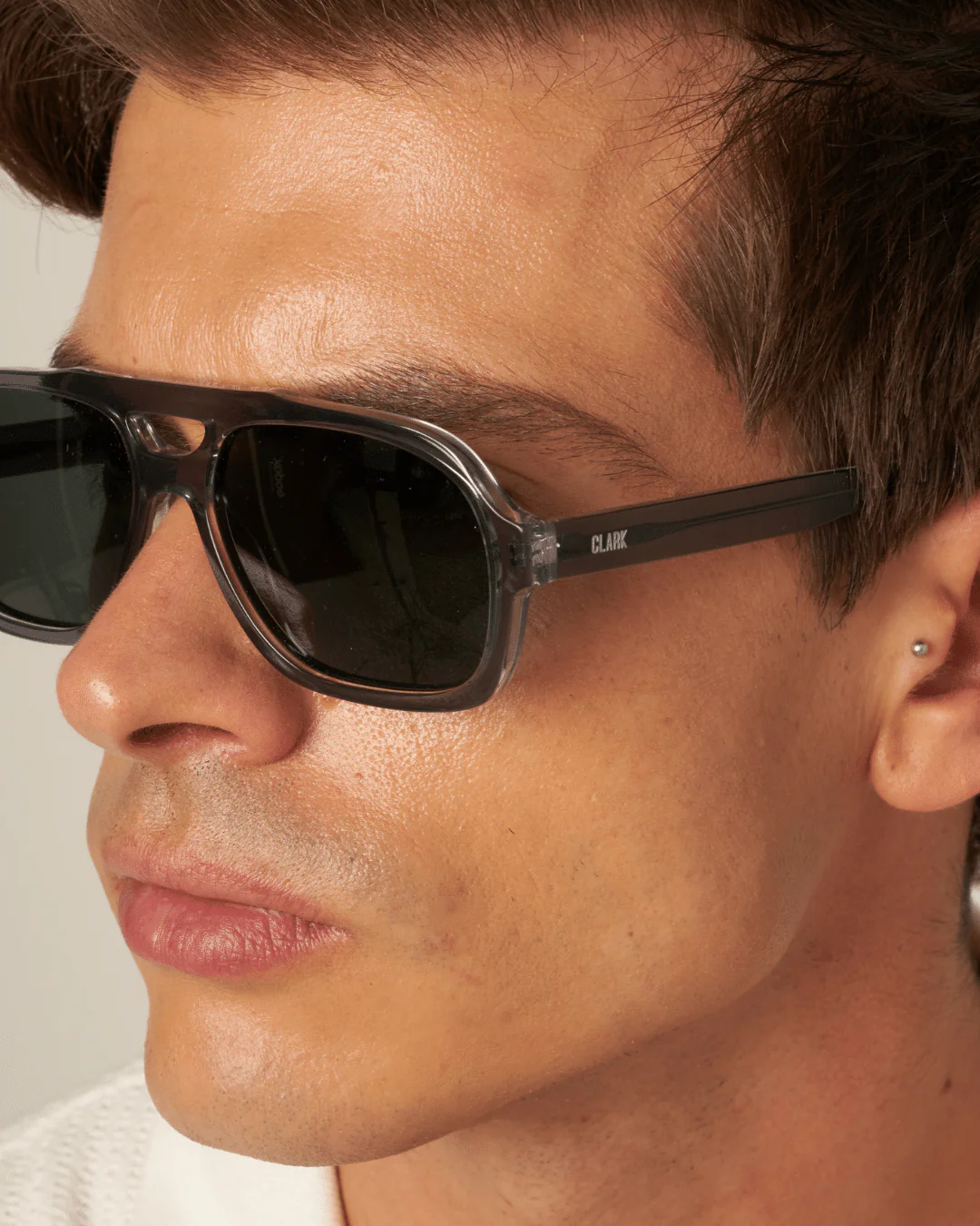 WOLF SUNGLASSES - TRANSPARENT/OLIVE - Image 5