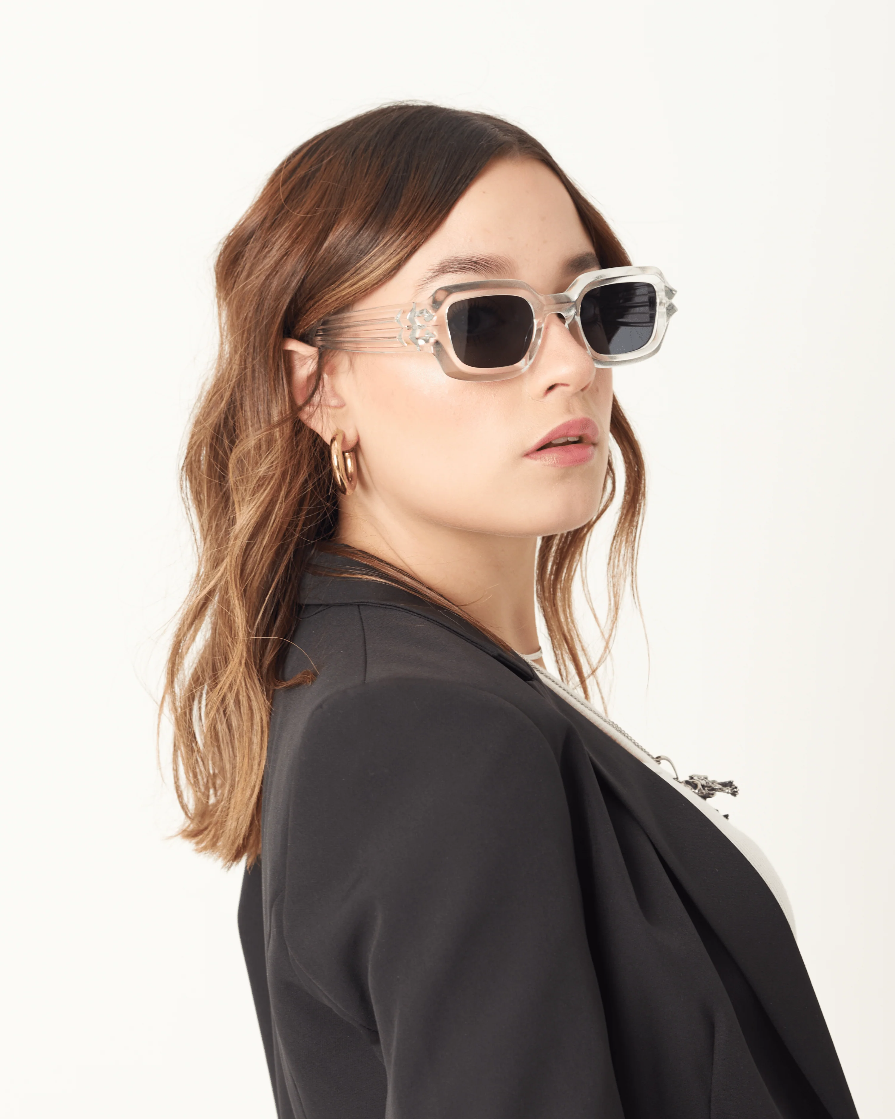 CRYSTAL SUNGLASSES/TRANPARENT - Image 3