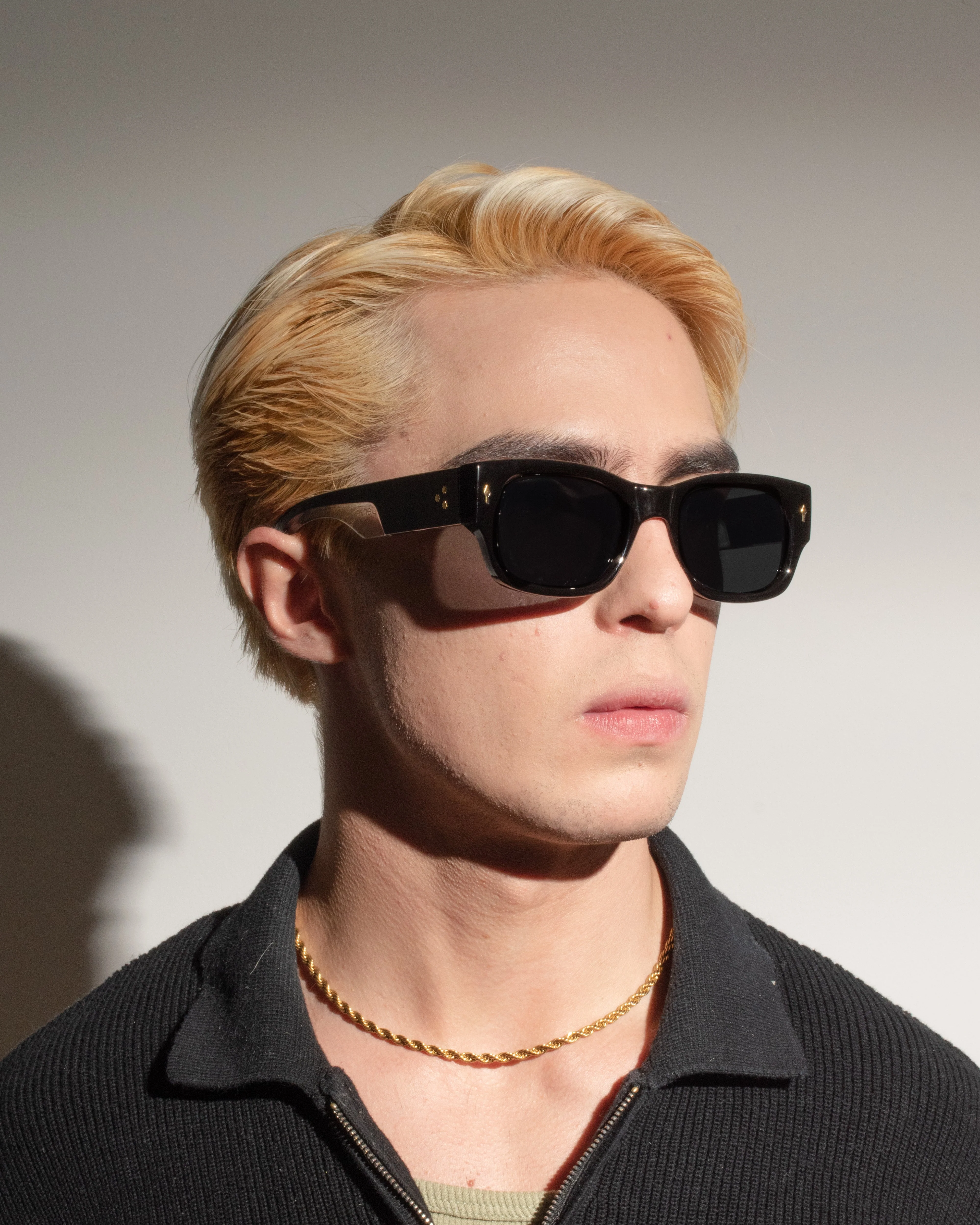 DENZEL SUNGLASSES - BLACK - Image 7