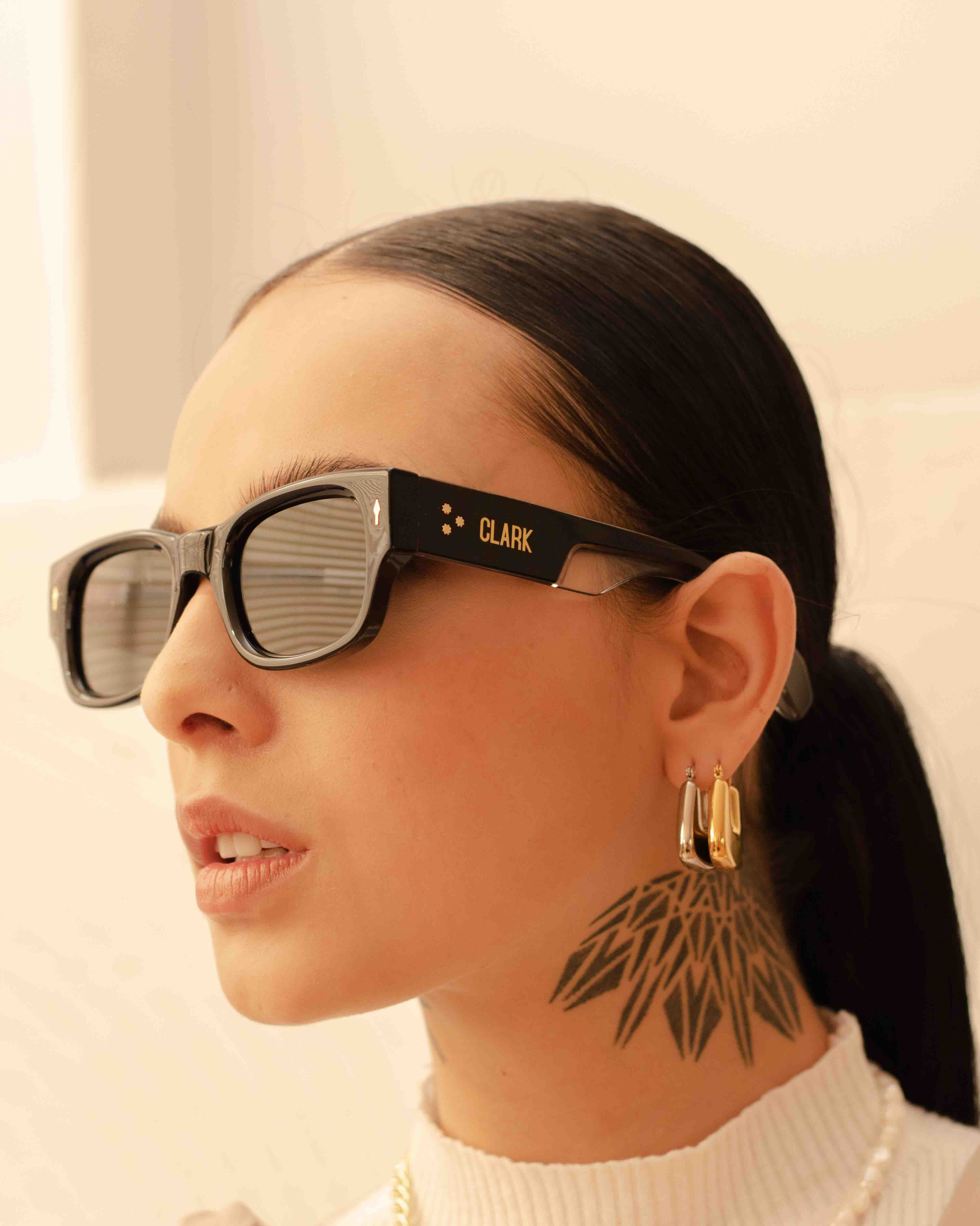 DENZEL SUNGLASSES - BLACK - Image 8