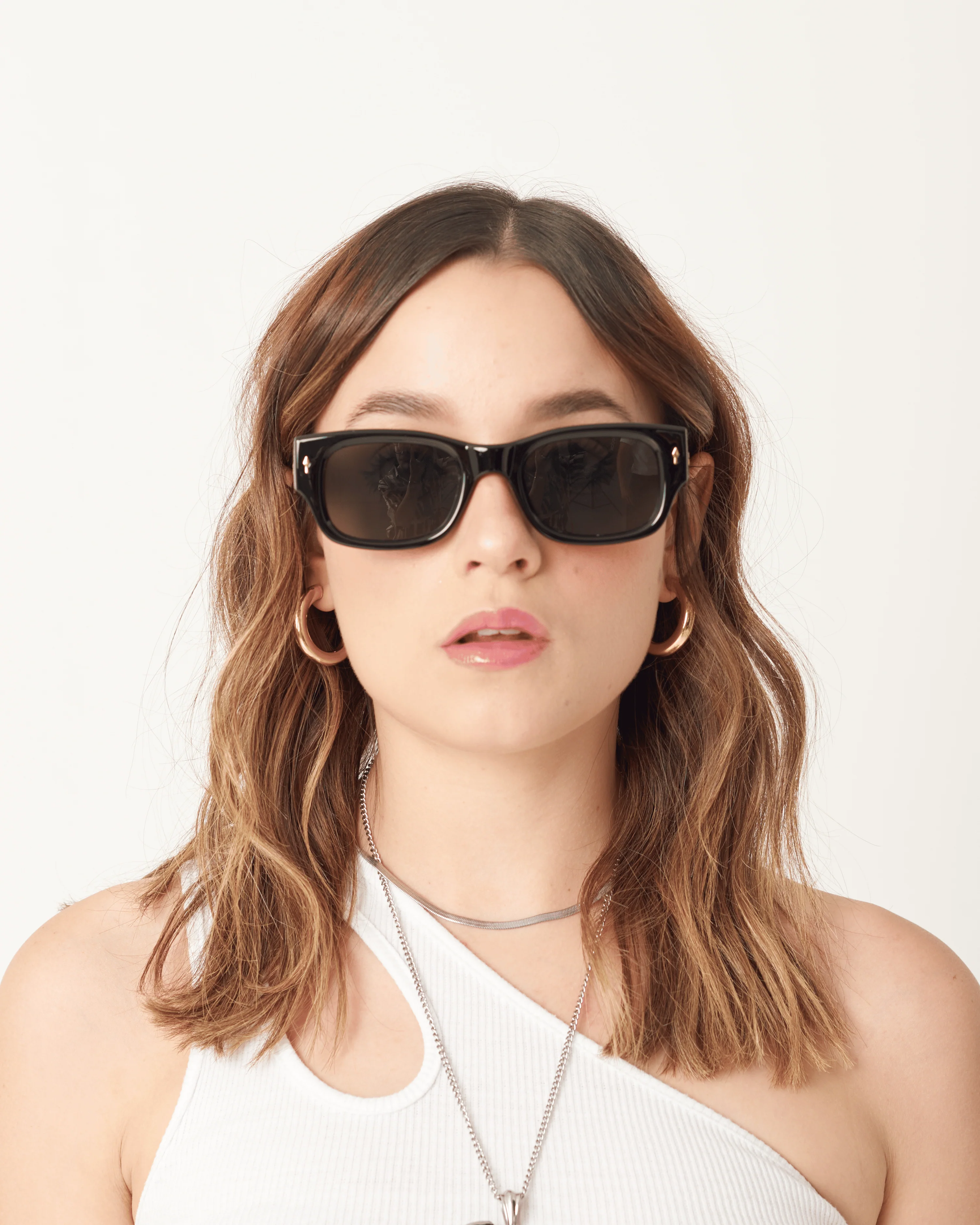 DENZEL SUNGLASSES - BLACK CAREY/GREEN - Image 4