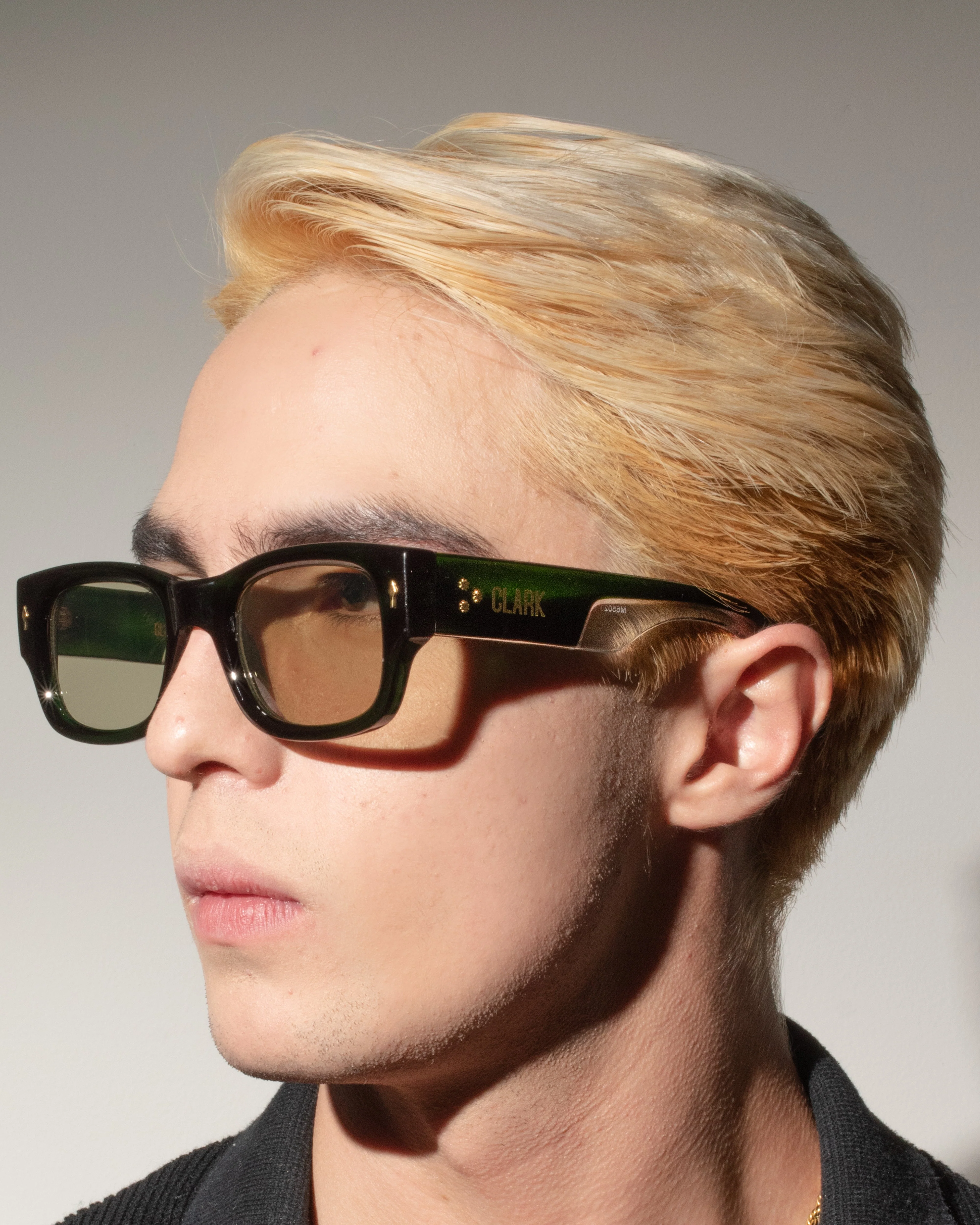 DENZEL SUNGLASSES - BLACK/GREEN - Image 4