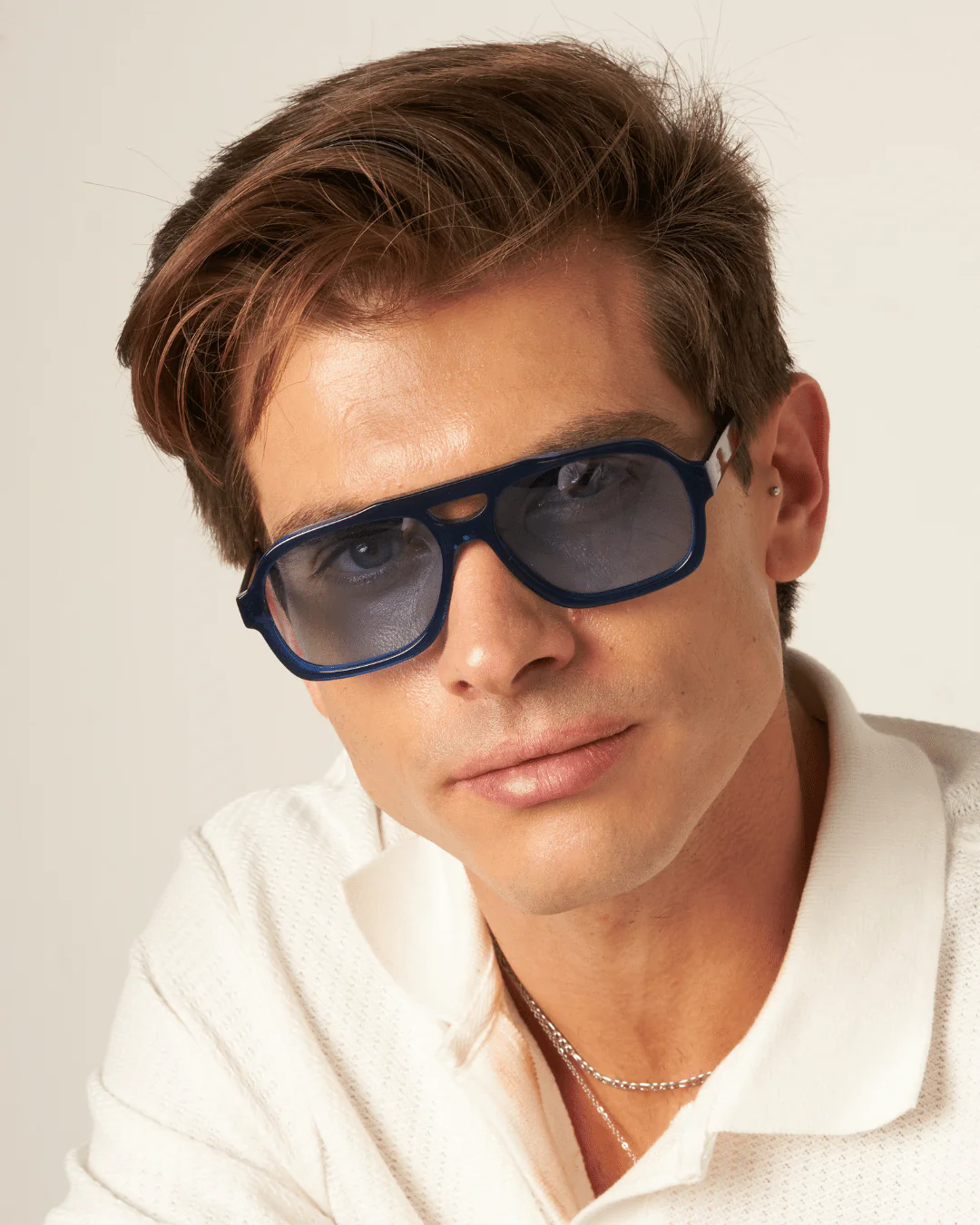 WOLF SUNGLASSES - NAVY BLUE - Image 2